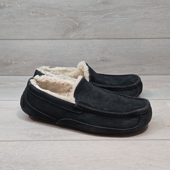 Ugg Australia Women Suede Sheepskin Loafer Slip on shoes sz 10 main image 7